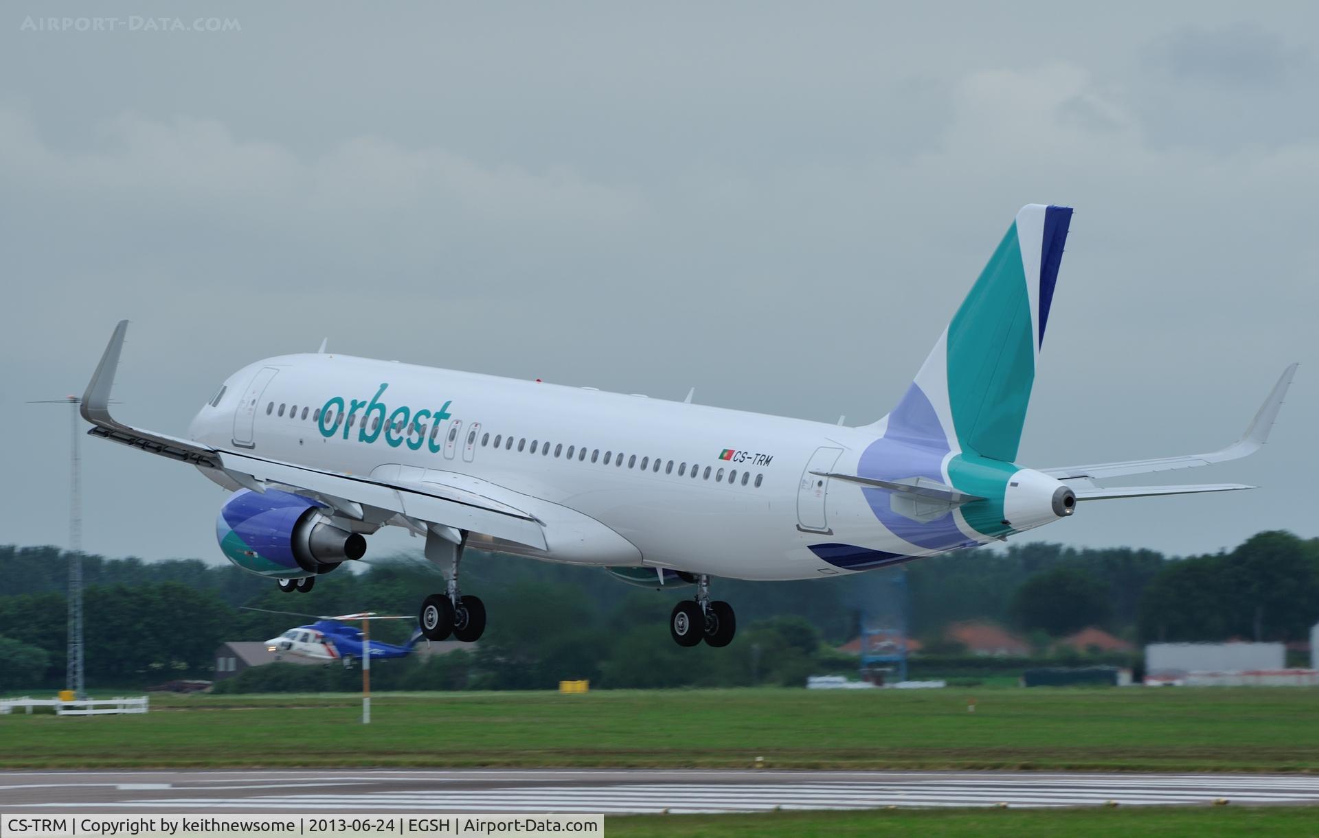 CS-TRM, 2013 Airbus A320-214 C/N 5642, Making a return visit.