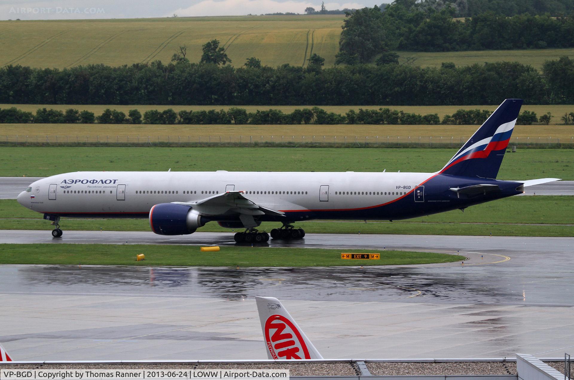 VP-BGD, 2013 Boeing 777-3M0/ER C/N 41681, Aeroflot Boeing 777
