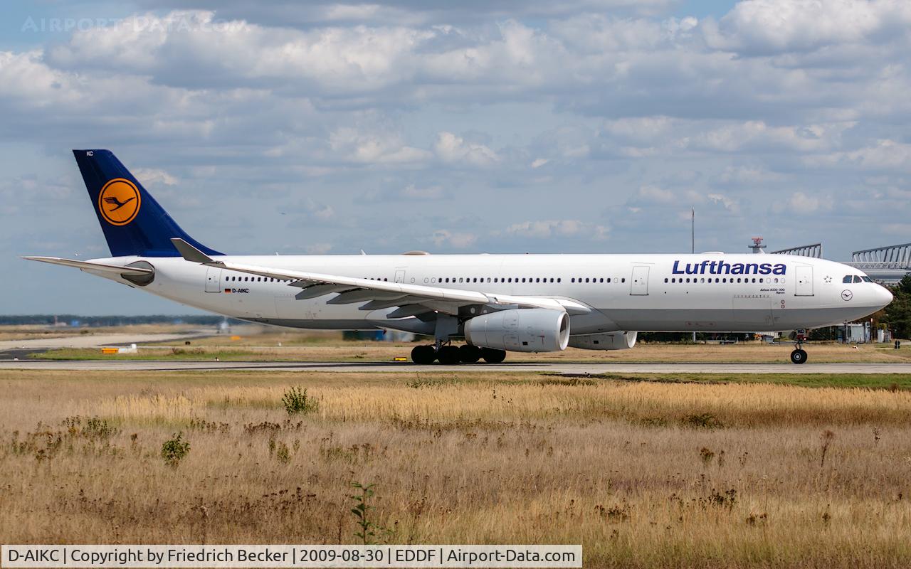 D-AIKC, 2004 Airbus A330-343X C/N 579, departure via RW18W