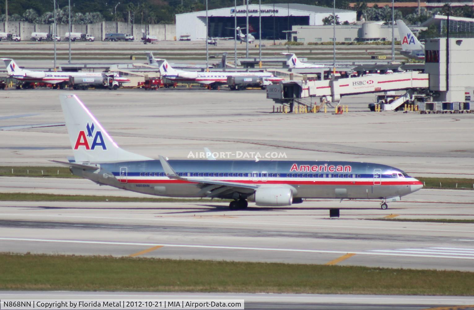 N868NN, 2011 Boeing 737-823 C/N 40763, American 737-800