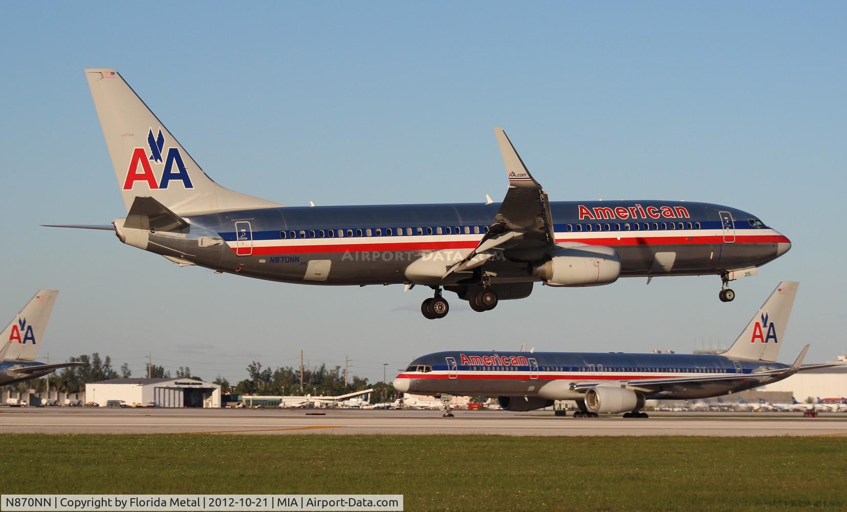 N870NN, 2011 Boeing 737-823 C/N 40765, American 737-800