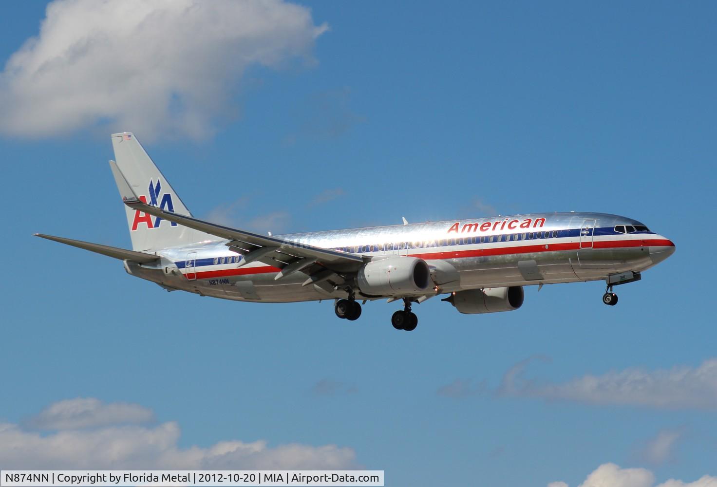 N874NN, 2011 Boeing 737-823 C/N 31129, American 737-800