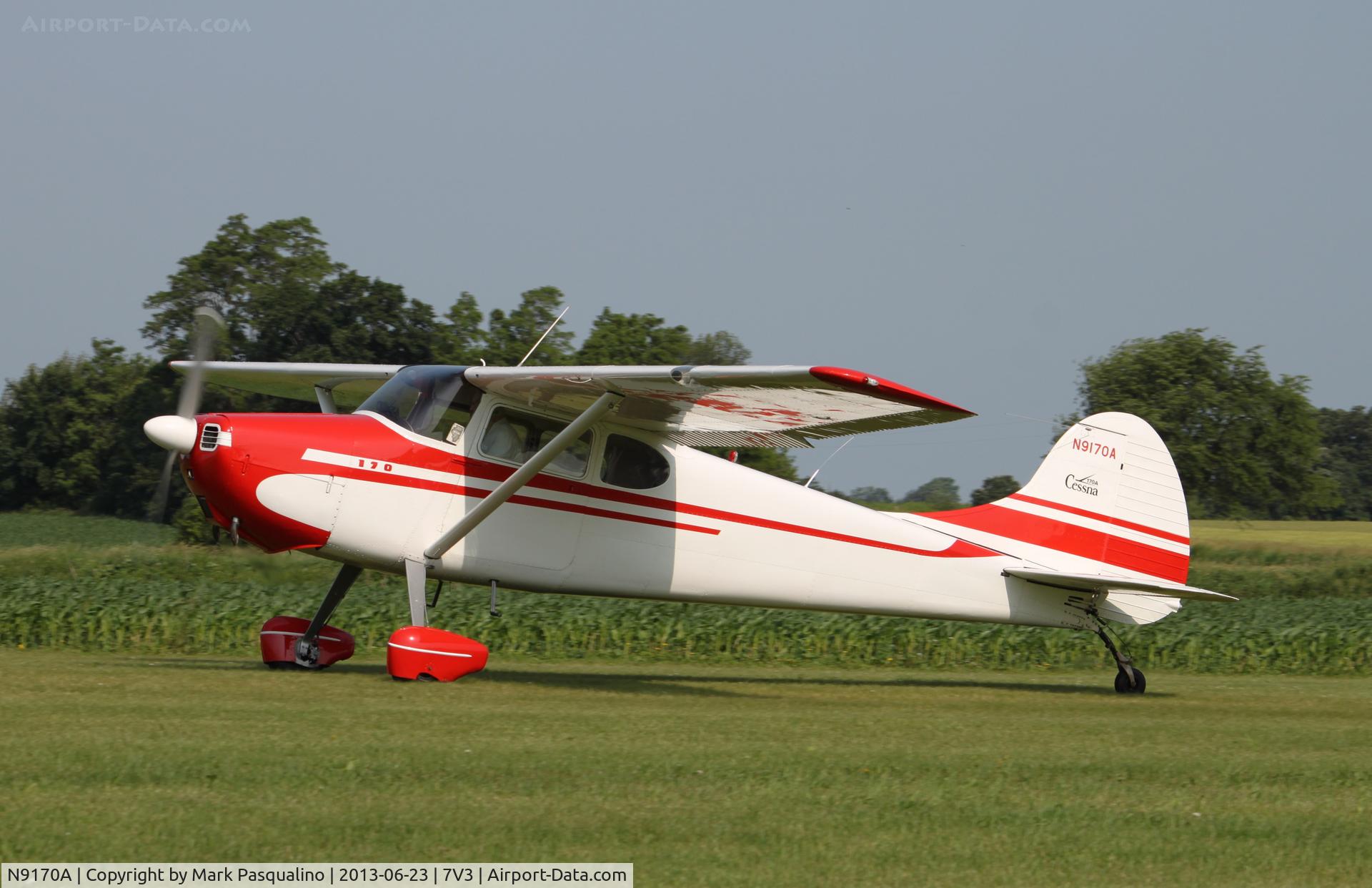 N9170A, 1950 Cessna 170A C/N 19361, Cessna 170A