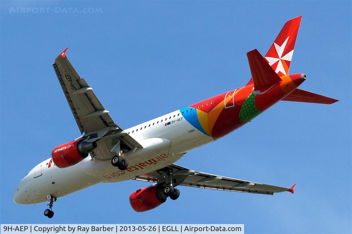 9H-AEP, 2007 Airbus A320-214 C/N 3056, Airbus A320-214 [3056] (Air Malta) Home~G 26/05/2013