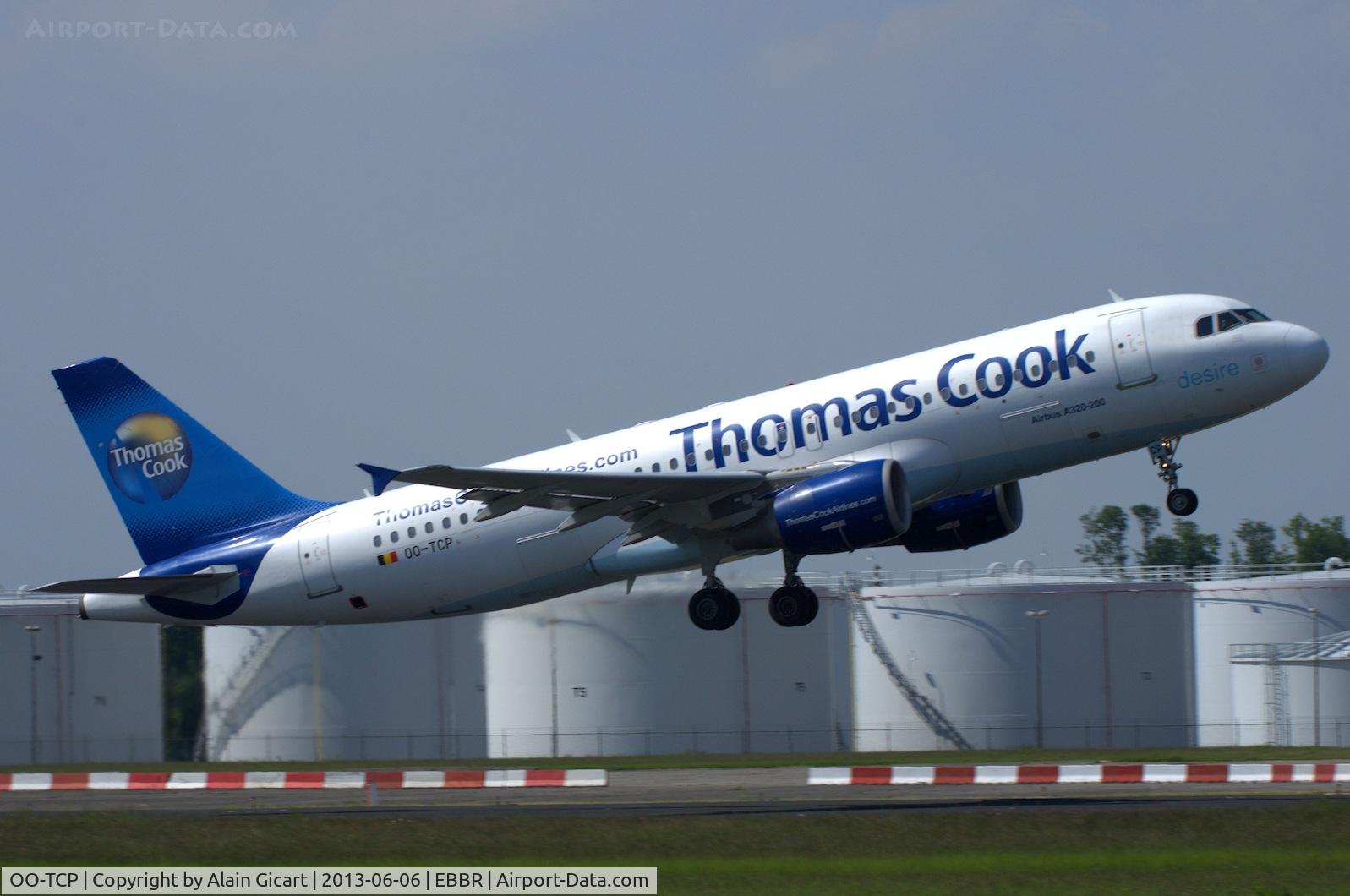 OO-TCP, 1996 Airbus A320-214 C/N 653, Take off