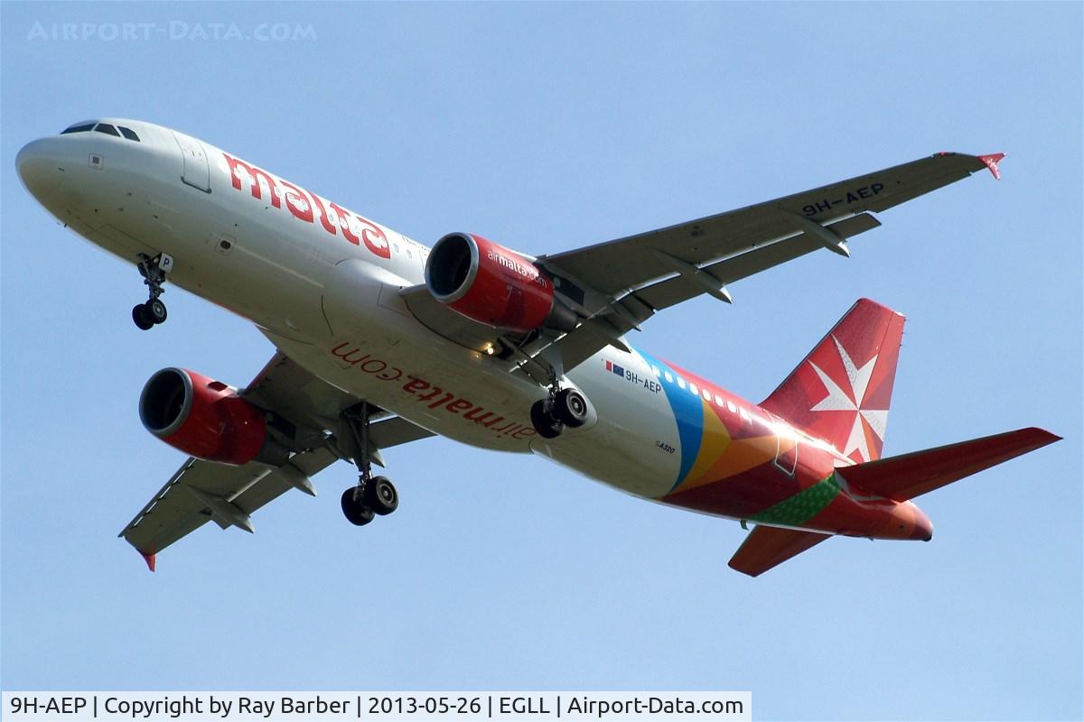 9H-AEP, 2007 Airbus A320-214 C/N 3056, Airbus A320-214 [3056] (Air Malta) Home~G 26/05/2013