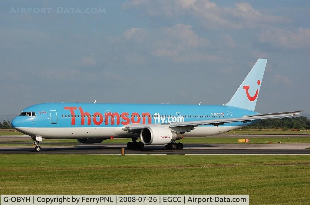 G-OBYH, 1999 Boeing 767-304/ER C/N 28883, Thompson B763 arrived in MAN