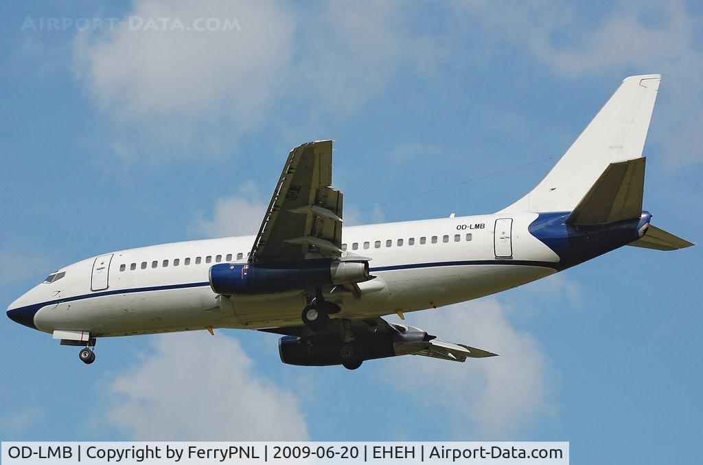 OD-LMB, 1984 Boeing 737-232(A) C/N 23082, Flying Carpet B732 landing in EIN