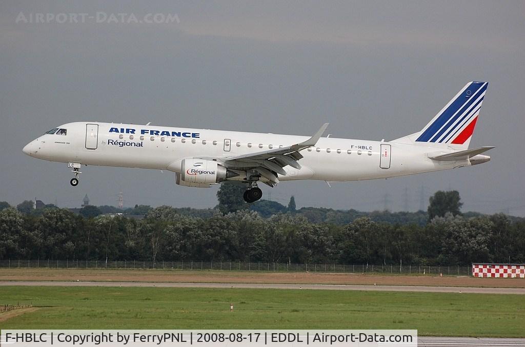 F-HBLC, 2007 Embraer 190AR (ERJ-190-100IGW) C/N 19000080, Air France ERJ190 landing