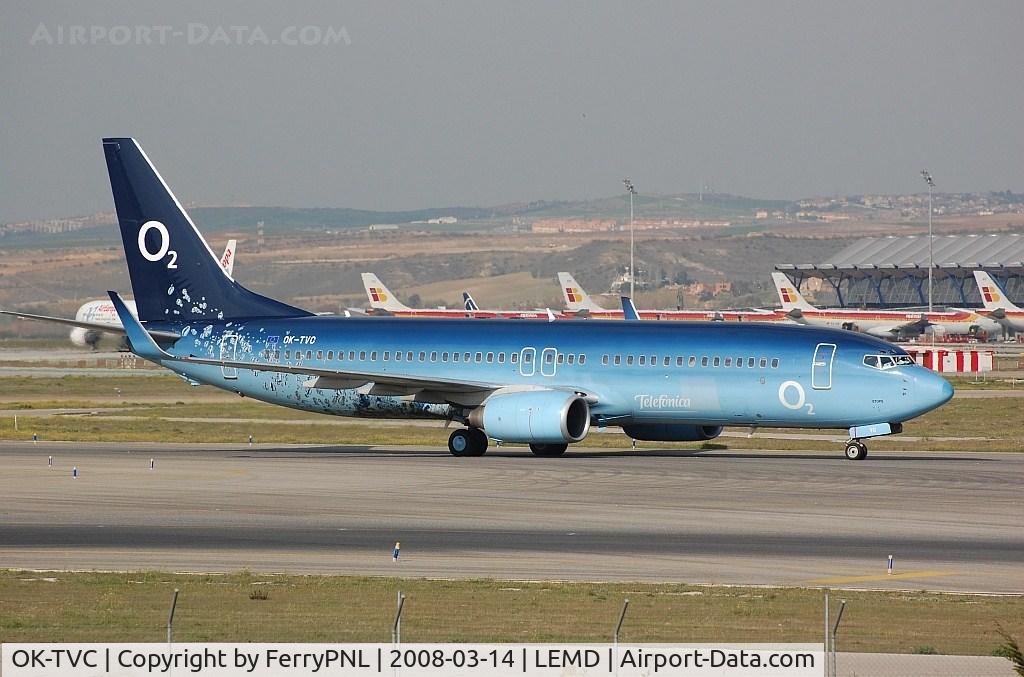 OK-TVC, 2001 Boeing 737-86Q C/N 30278, Travelair B738 in O2 uniform