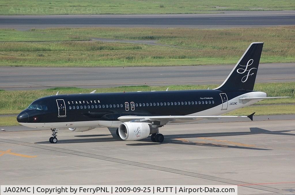 JA02MC, 2006 Airbus A320-214 C/N 2658, Starflyer ready for the next flight