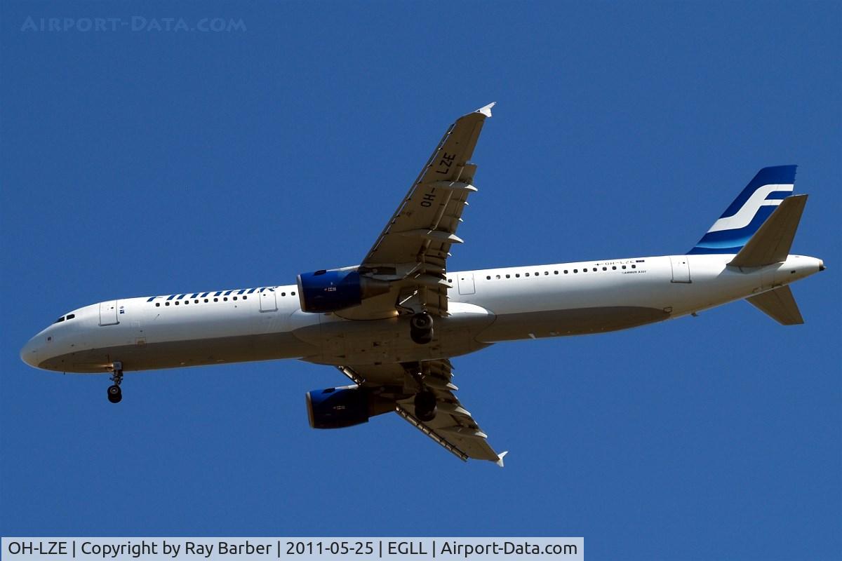 OH-LZE, 2003 Airbus A321-211 C/N 1978, Airbus A321-211 [1978] (Finnair) Home~G 25/05/2011