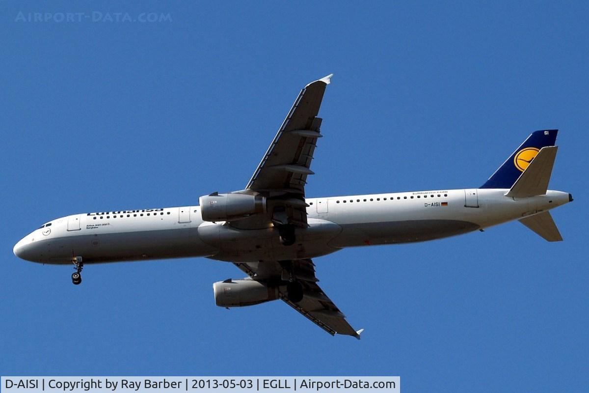 D-AISI, 2007 Airbus A321-231 C/N 3339, Airbus A321-231 [3339 (Lufthansa) Home~G 03/05/2013