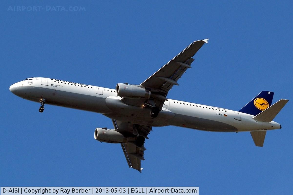 D-AISI, 2007 Airbus A321-231 C/N 3339, Airbus A321-231 [3339 (Lufthansa) Home~G 03/05/2013