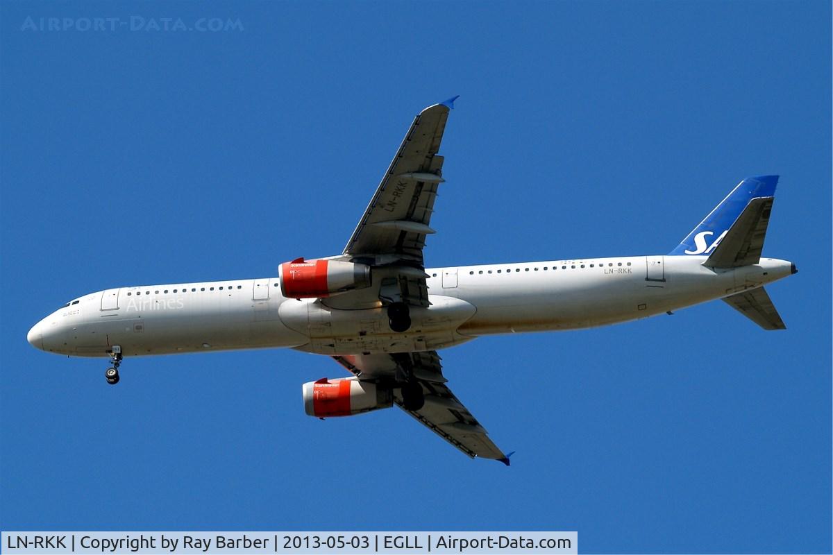 LN-RKK, 2002 Airbus A321-232 C/N 1848, Airbus A321-232 [1848] (SAS Scandinavian Airlines) Home~G 03/05/2013