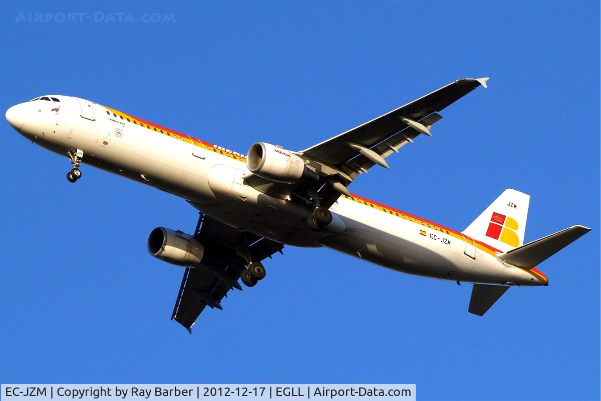 EC-JZM, 2007 Airbus A321-212 C/N 2996, Airbus A321-211 [2996] (Iberia) Home~G 17/12/2012