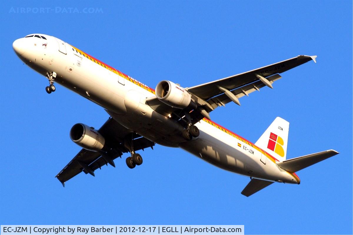 EC-JZM, 2007 Airbus A321-212 C/N 2996, Airbus A321-211 [2996] (Iberia) Home~G 17/12/2012