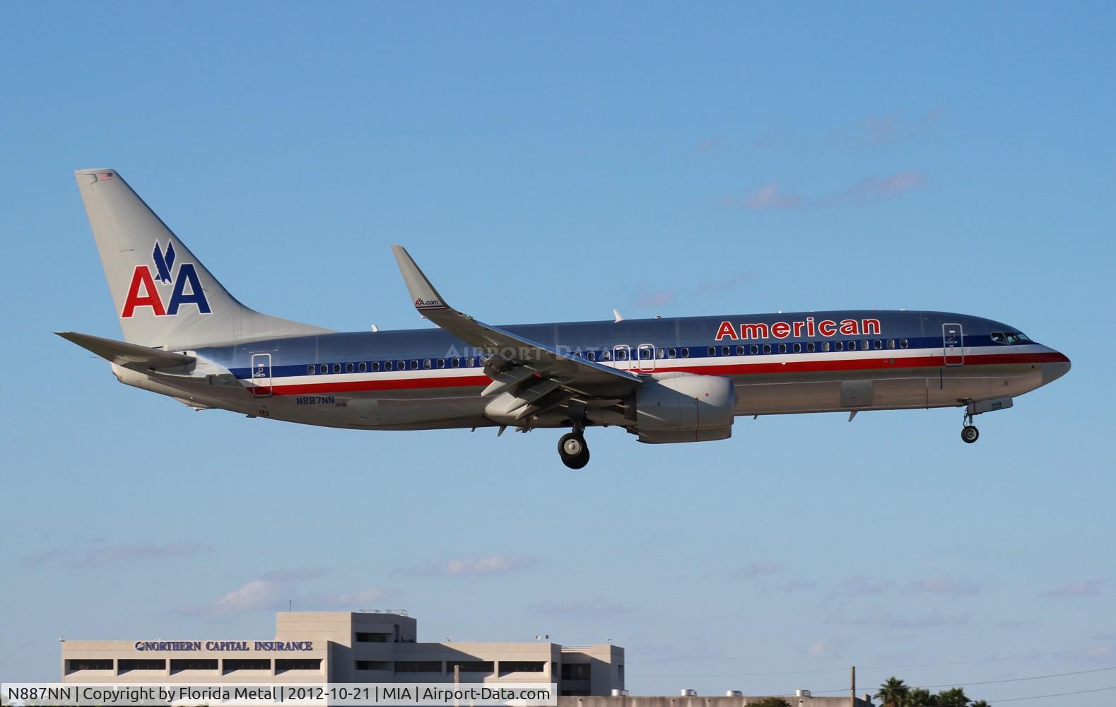 N887NN, 2012 Boeing 737-823 C/N 31141, American 737-800