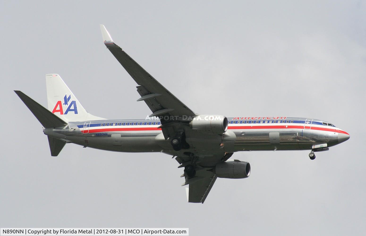 N890NN, 2012 Boeing 737-823 C/N 31143, American 737-800