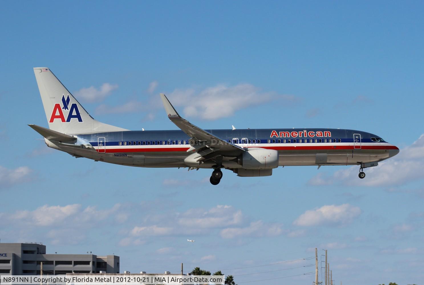 N891NN, 2012 Boeing 737-823 C/N 33315, American 737-800