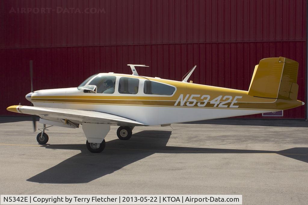 N5342E, 1959 Beech K35 Bonanza C/N D-5804, 1959 Beech K35, c/n: D-5804