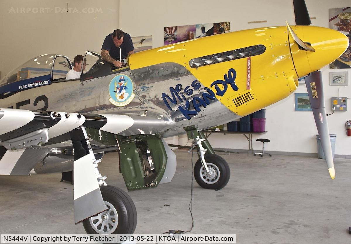 N5444V, 1944 North American F-51D-25-NA Mustang C/N 122-40291, 1944 North American F-51D, c/n: 44-7375 at  Torrance Municipal
