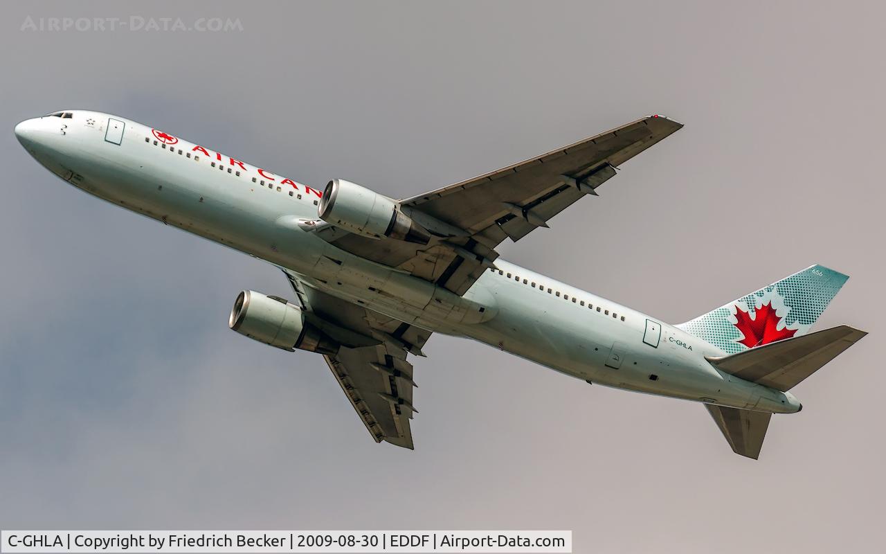C-GHLA, 1992 Boeing 767-35H C/N 26387, departure from Frankfurt