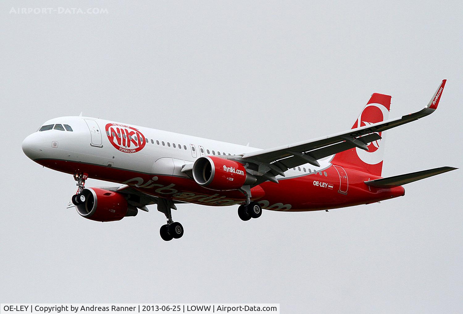 OE-LEY, 2013 Airbus A320-214 C/N 5648, Niki Airbus A320