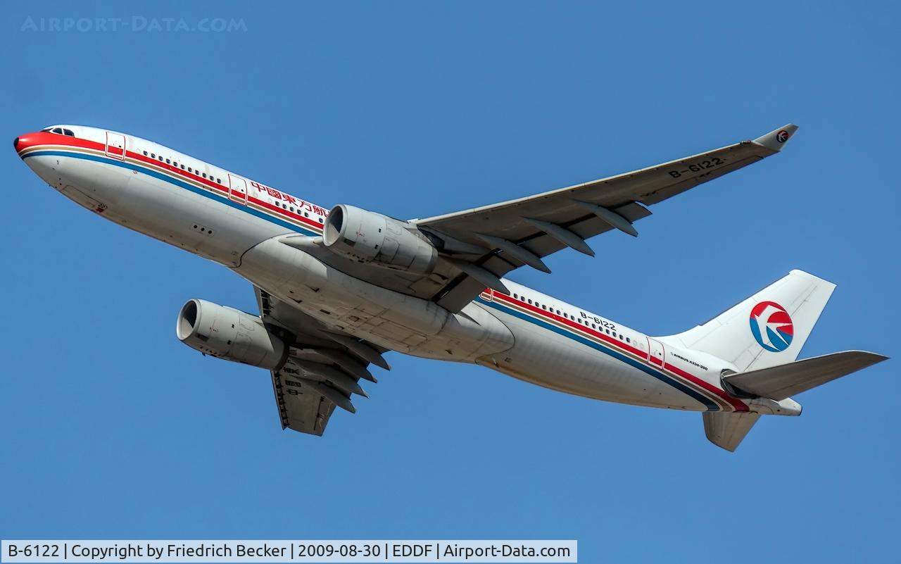 B-6122, 2006 Airbus A330-243 C/N 732, departure from Frankfurt