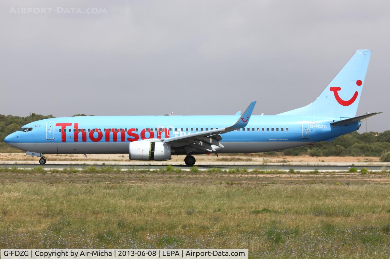 G-FDZG, 2008 Boeing 737-8K5 C/N 35139, Thomson Airways