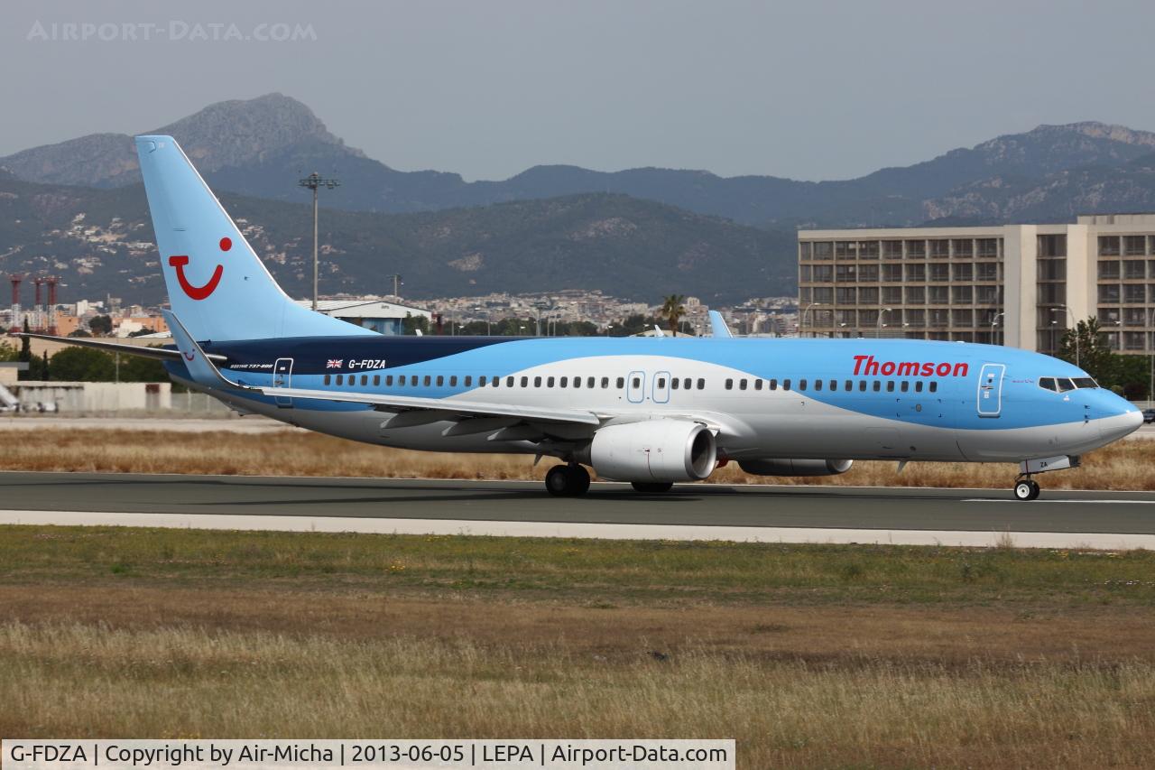 G-FDZA, 2007 Boeing 737-8K5 C/N 35134, Thomson Airways
