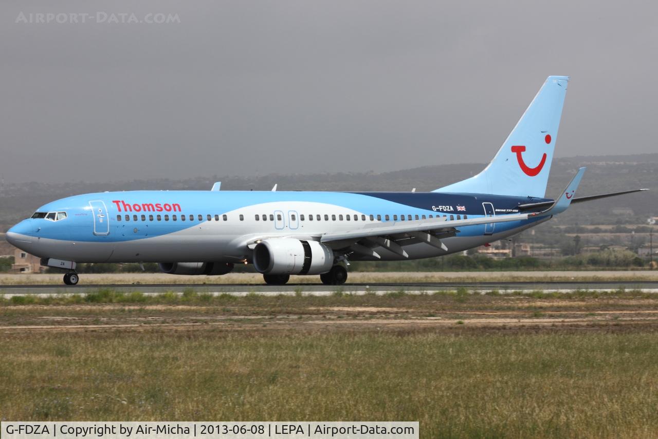 G-FDZA, 2007 Boeing 737-8K5 C/N 35134, Thomson Airways