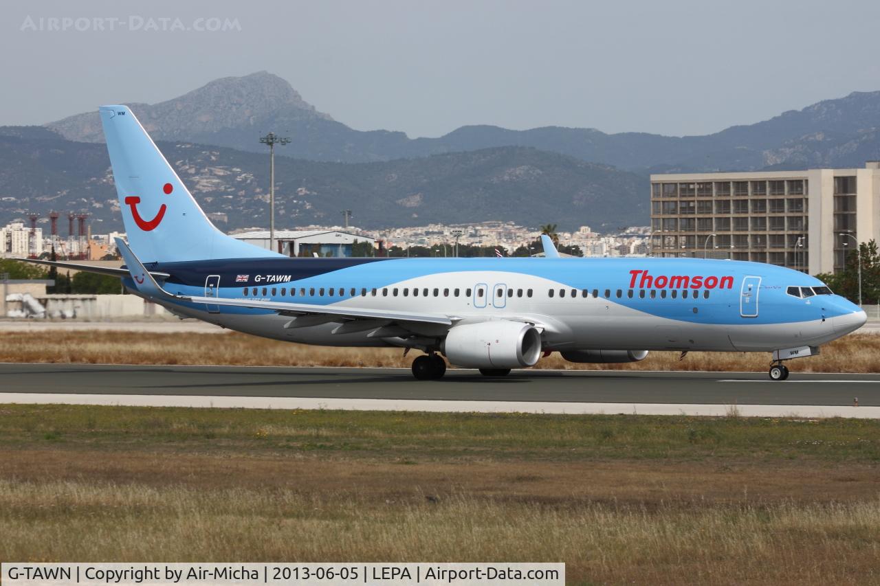 G-TAWN, 2013 Boeing 737-8K5 C/N 37251, Thomson Airways
