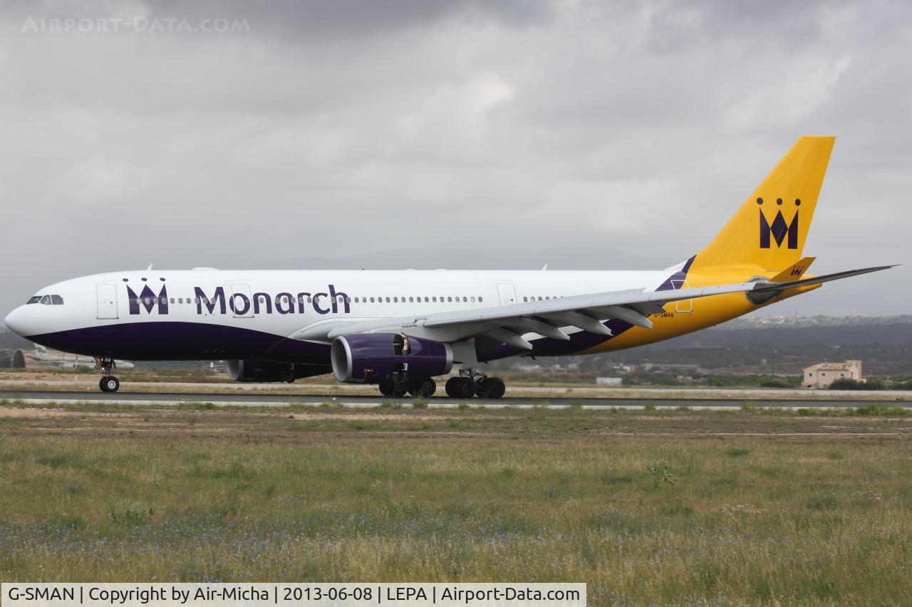 G-SMAN, 1999 Airbus A330-243 C/N 261, Monarch Airlines