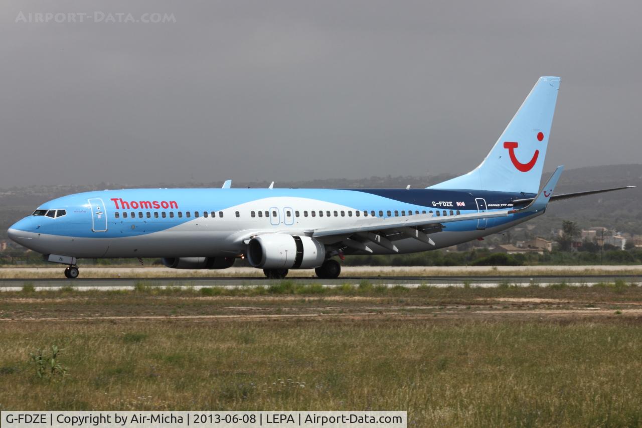 G-FDZE, 2008 Boeing 737-8K5 C/N 35137, Thomson Airways