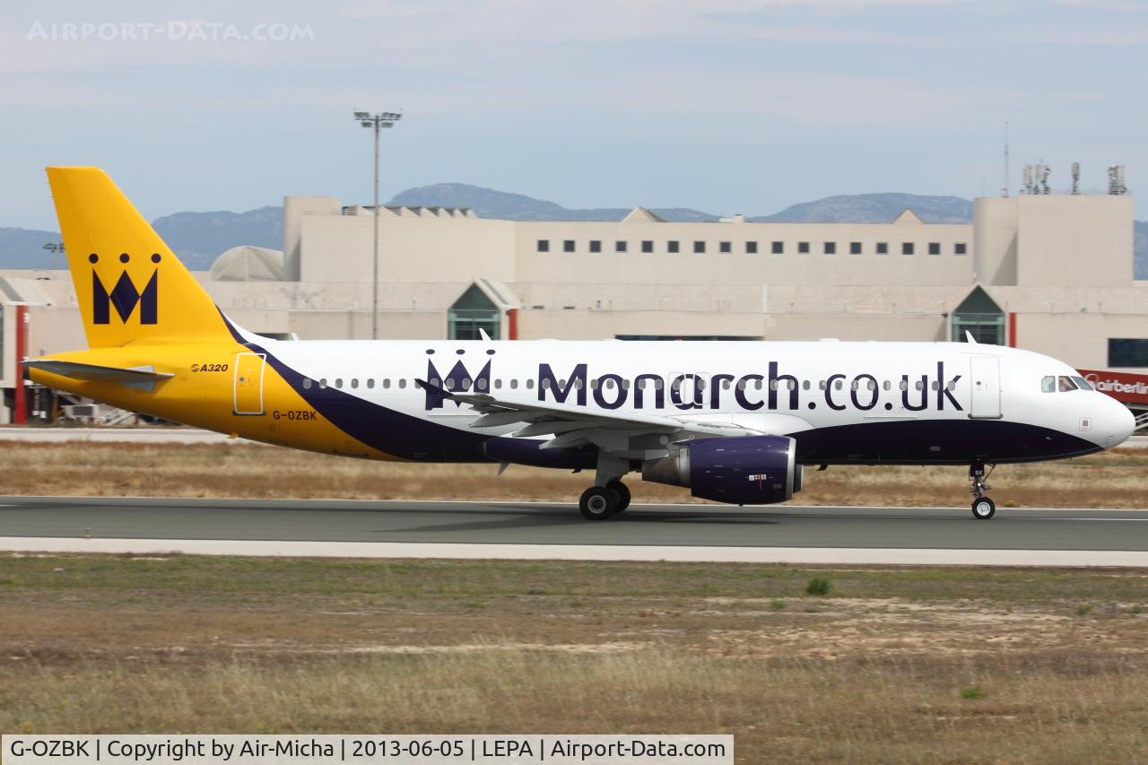 G-OZBK, 2000 Airbus A320-214 C/N 1370, Monarch Airlines