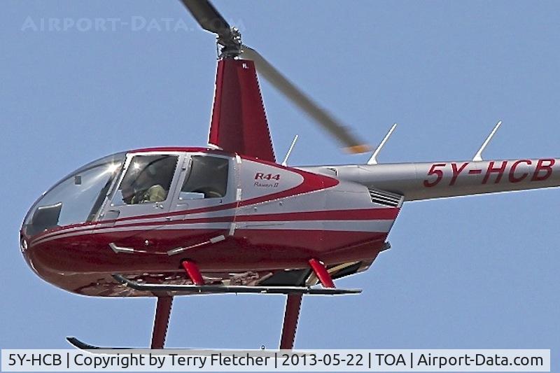 5Y-HCB, Robinson R44 Raven II C/N Not found 5Y-HCB, Kenyan registered Robinson R44 Raven II at Torrance Municipal CA