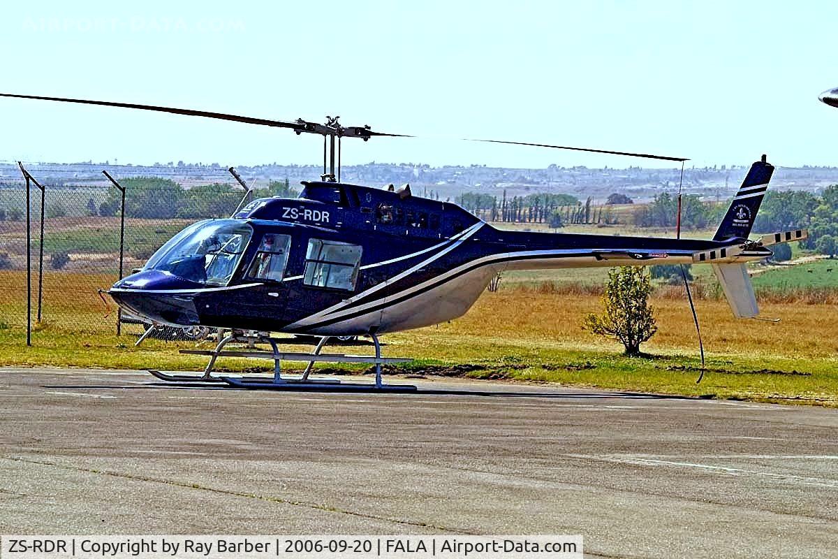 ZS-RDR, Bell 206B-3 JetRanger III C/N 4183, Bell 206B-3 Jet Ranger III [4183] Lanseria~ZS 20/09/2006