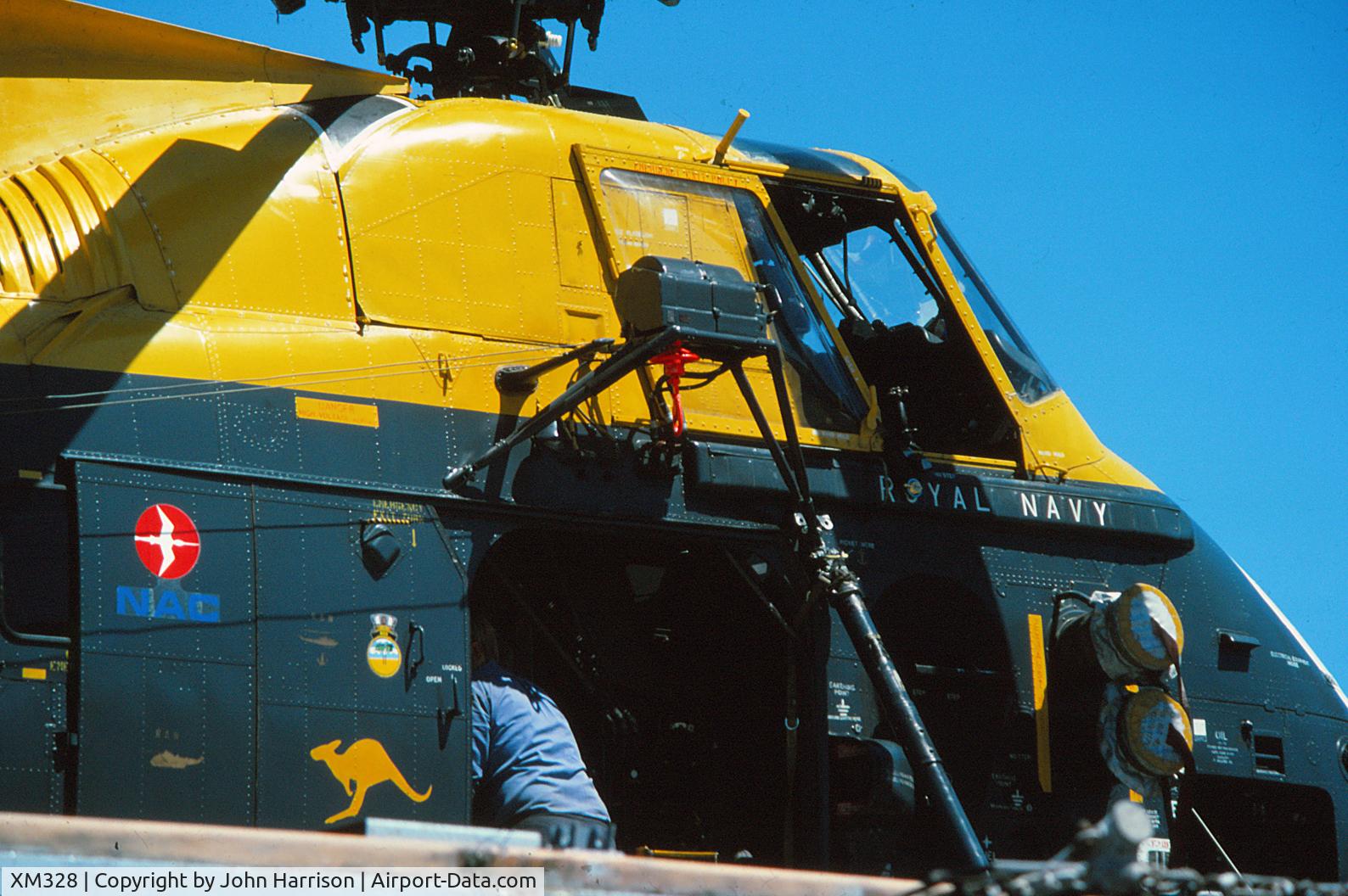 XM328, 1960 Westland Wessex HAS.3 C/N WA009, at Dunedin, NZ, early 1976