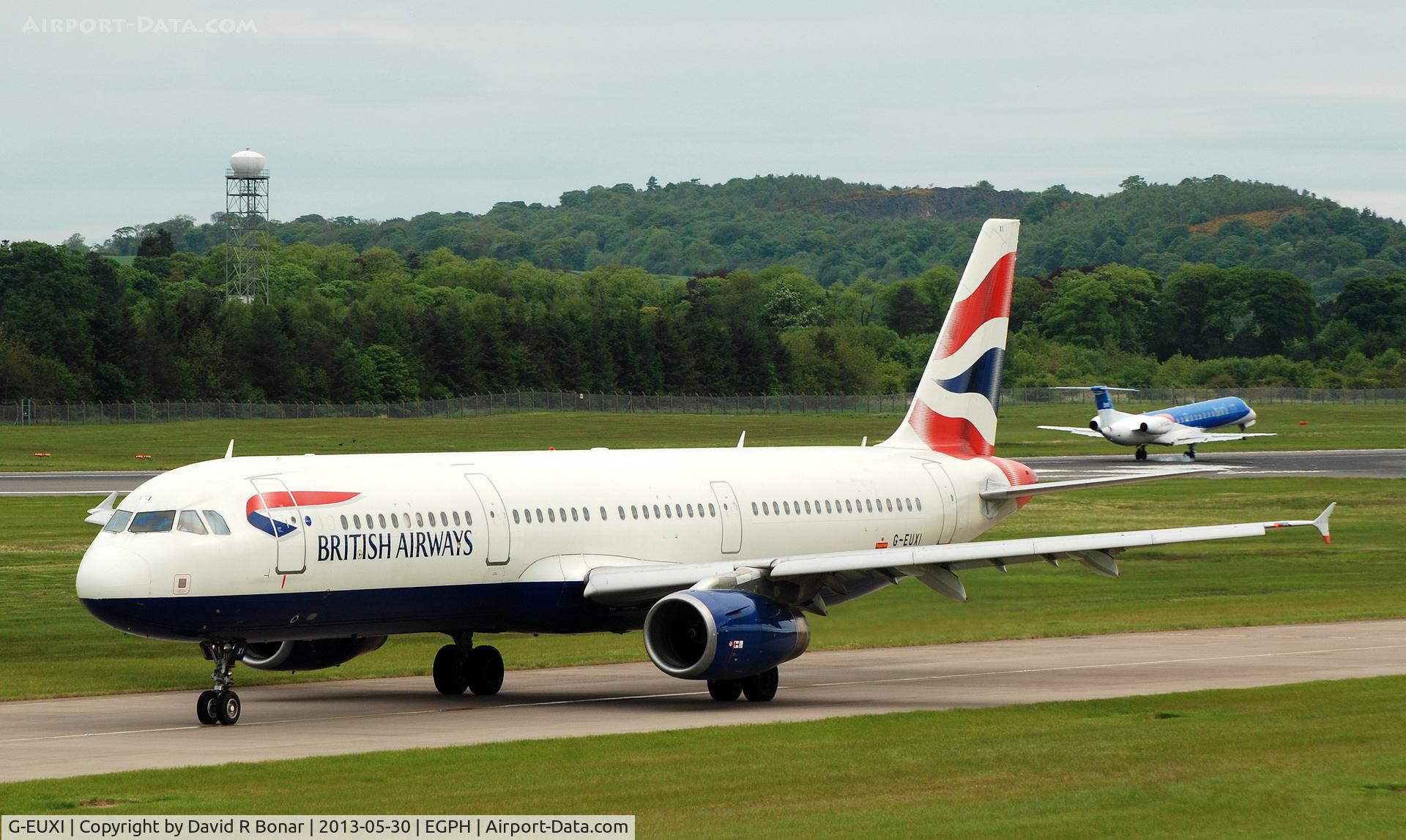 G-EUXI, 2005 Airbus A321-231 C/N 2536, Ready for a departure to London