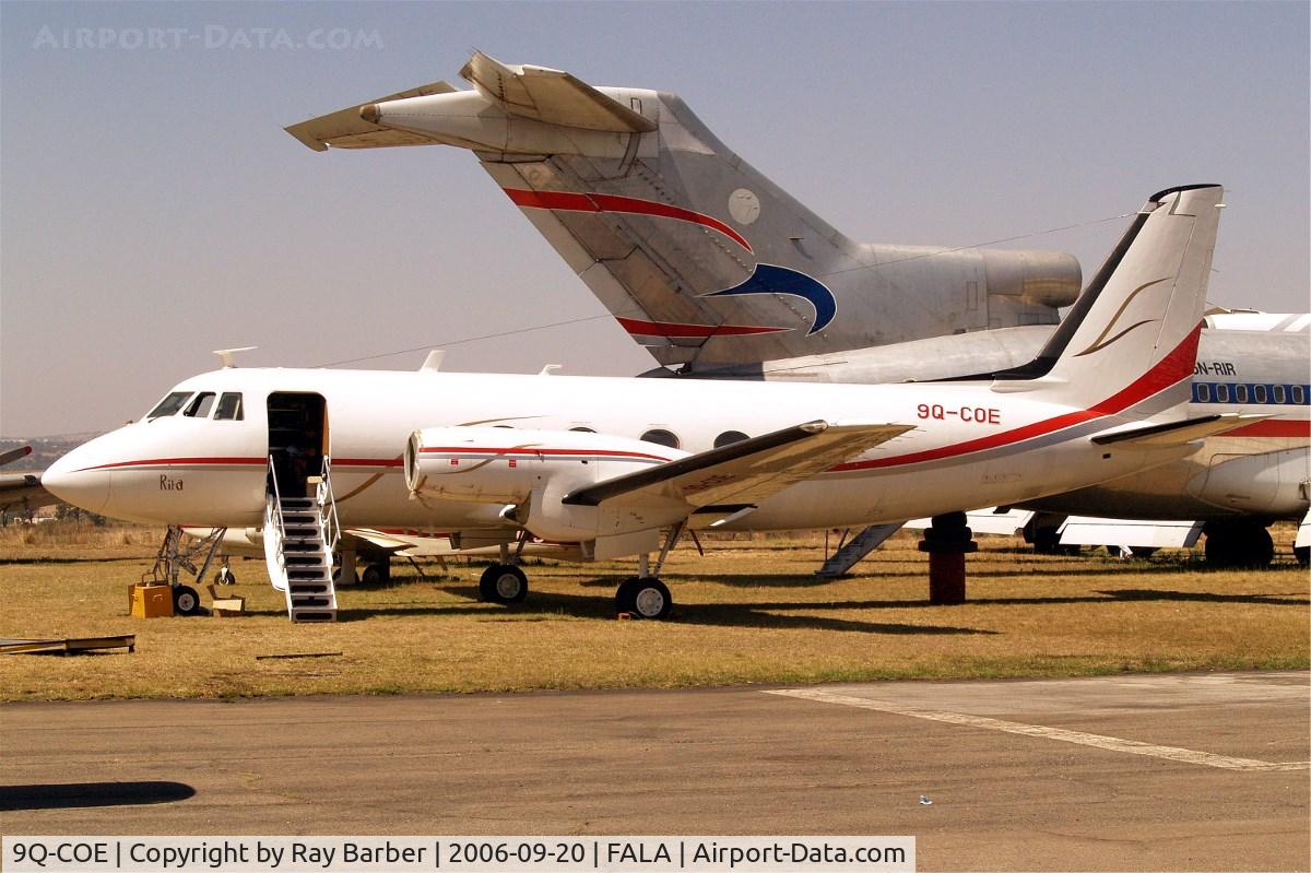 9Q-COE, 1965 Grumman G-159 Gulfstream 1 C/N 156, Grumman G-159 Gulfstream I [156] (ITAB) Lanseria~ZS 20/09/2006