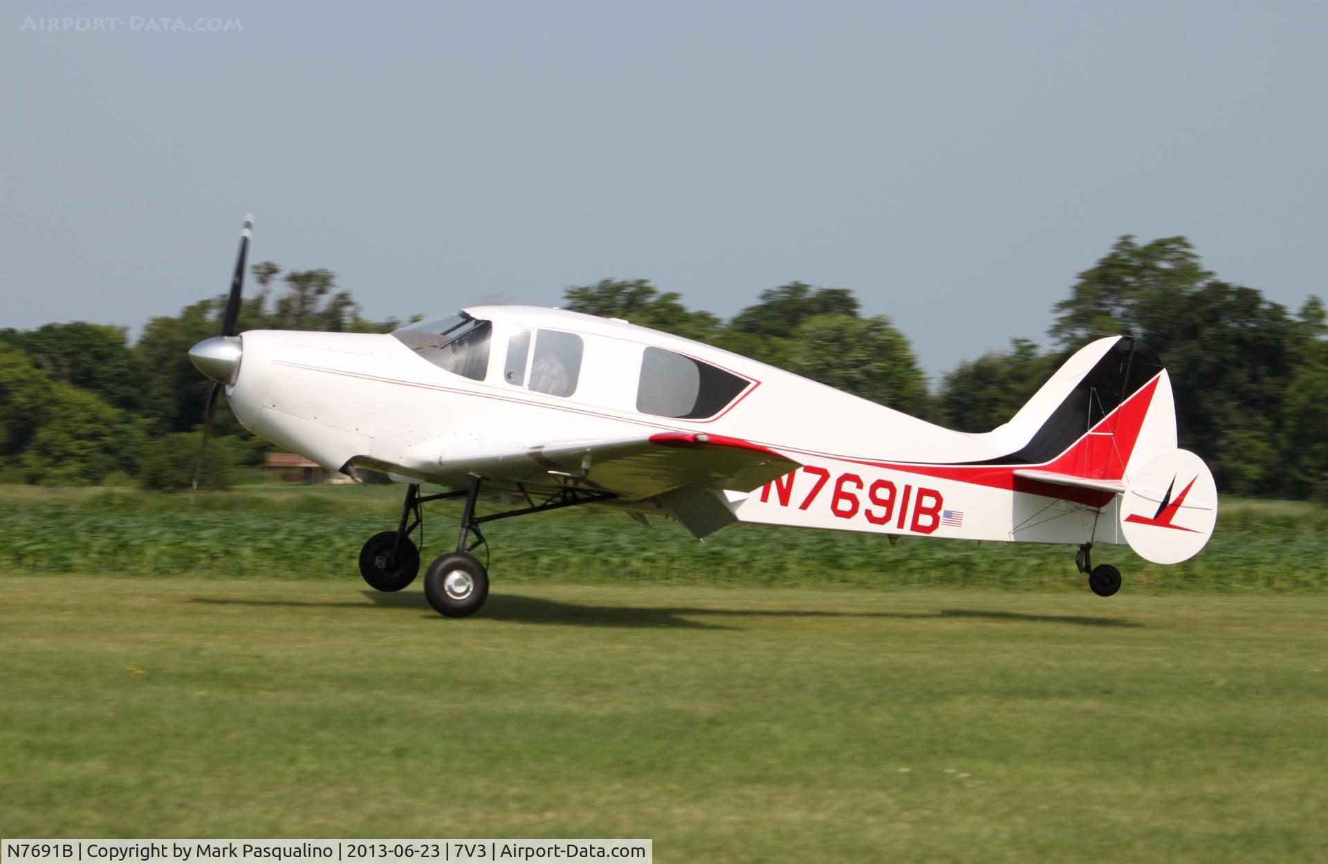 N7691B, 1957 Bellanca 14-19-2 Cruisair Senior C/N 4042, Bellanca 14-19-2