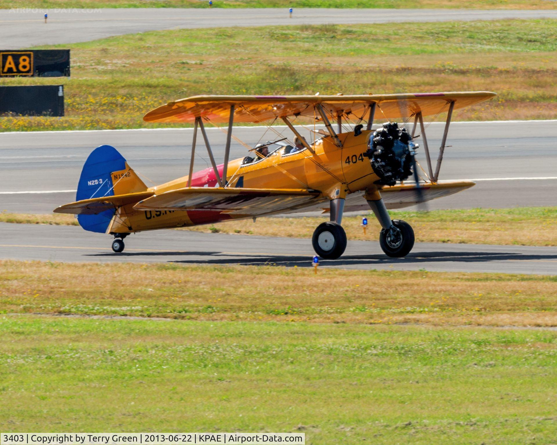 3403, 1940 Boeing A75N1 C/N 75-1180, 3403 N2S-3 1940 Boeing A75N1 C/N 75-1180
