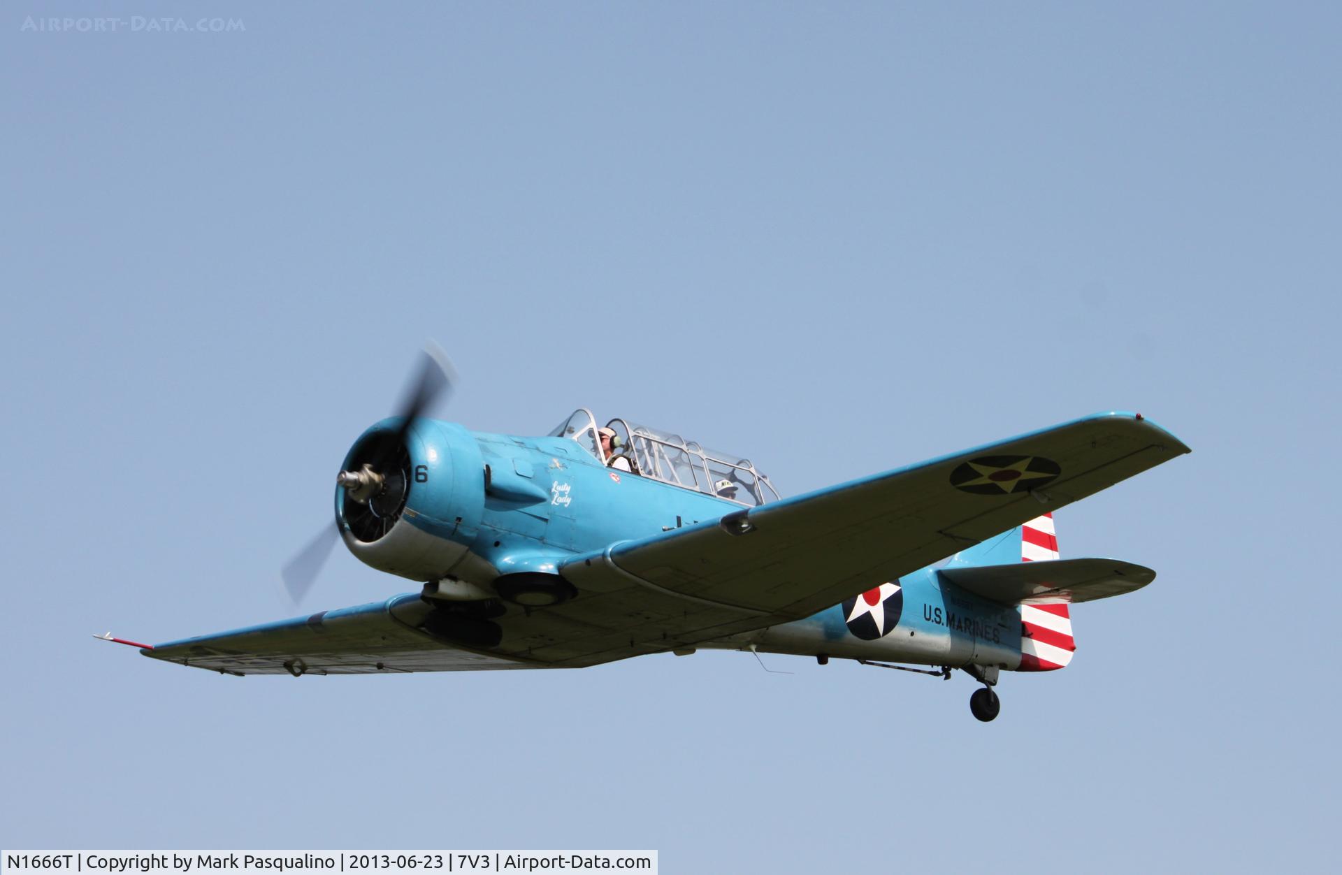 N1666T, North American SNJ-5B Texan C/N 43725, North American SNJ-5B