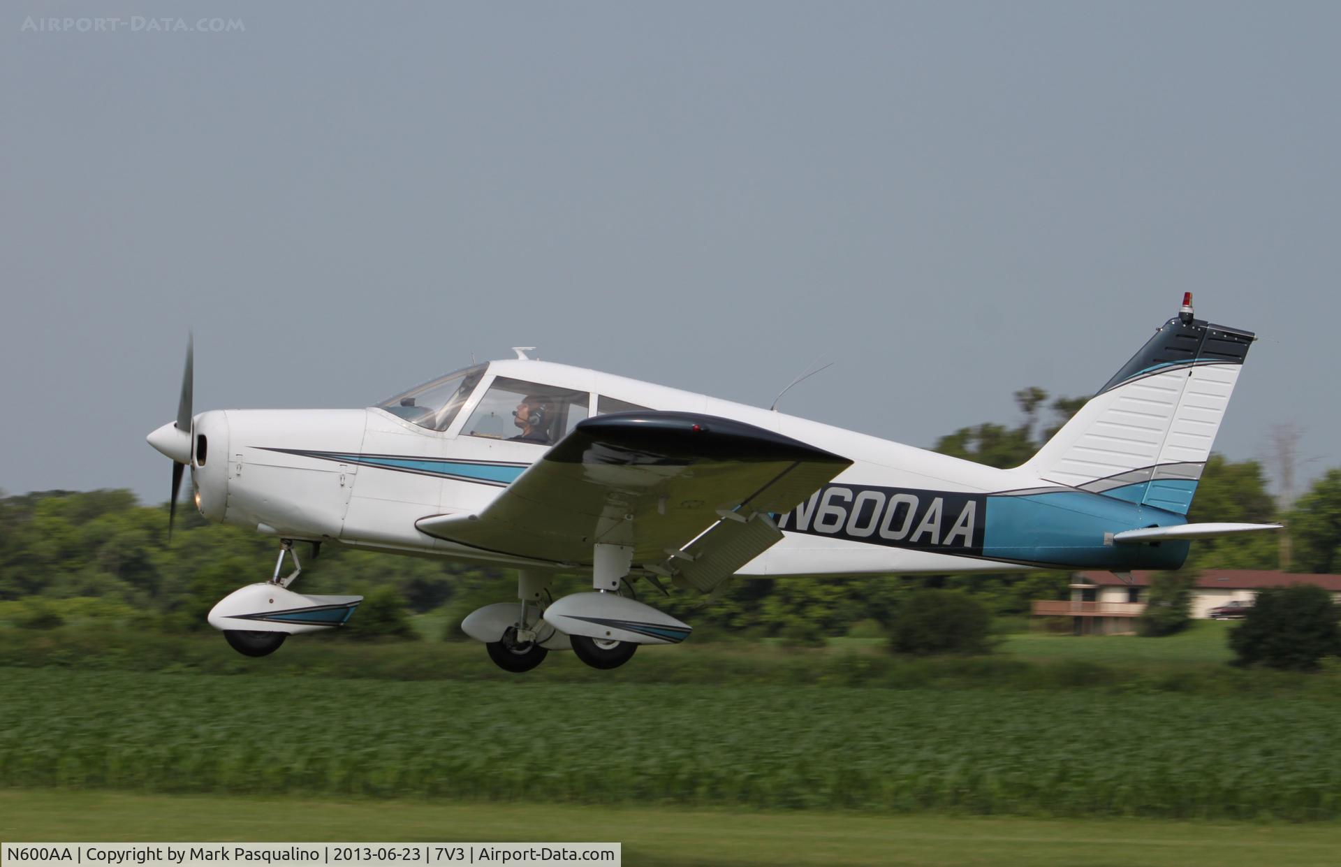 N600AA, 1968 Piper PA-28-140 C/N 28-25102, Piper PA-28-140