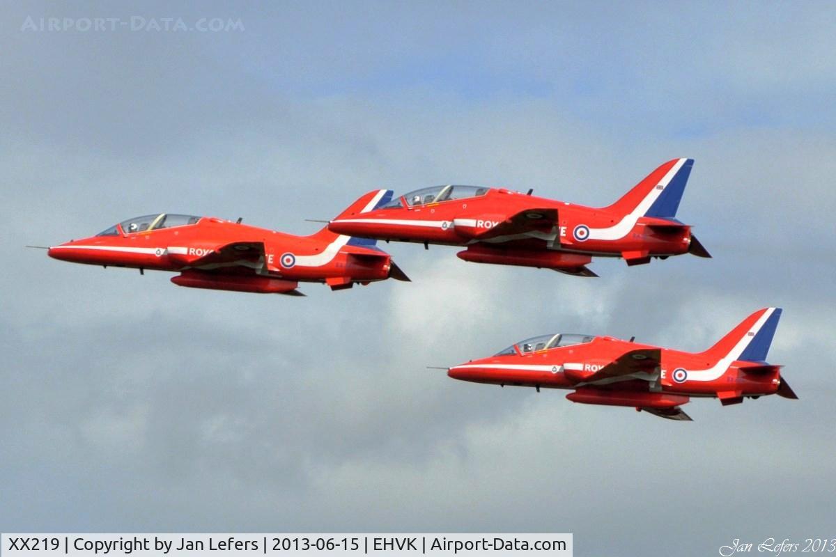 XX219, 1978 Hawker Siddeley Hawk T.1A C/N 055/312055, Red Arrows