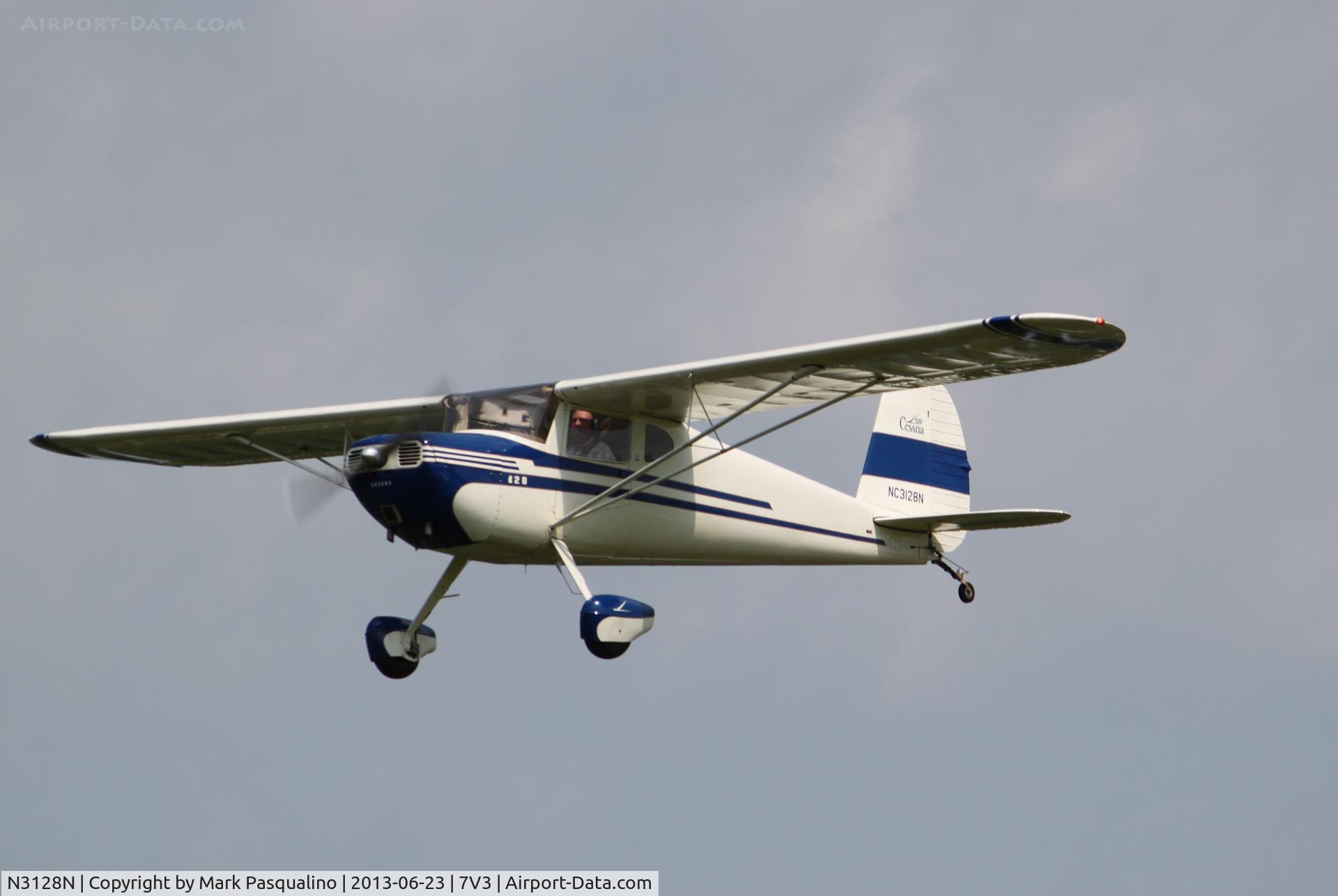 N3128N, 1947 Cessna 120 C/N 13386, Cessna 120