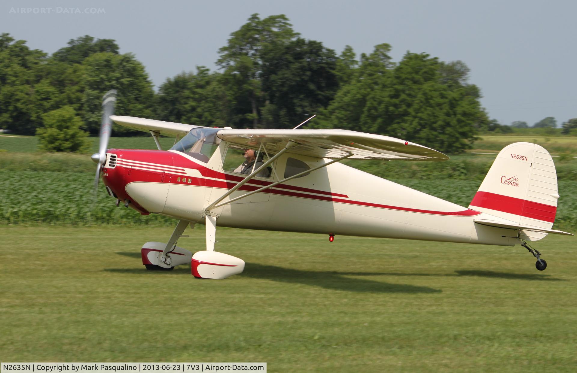 N2635N, 1947 Cessna 140 C/N 12893, Cessna 140