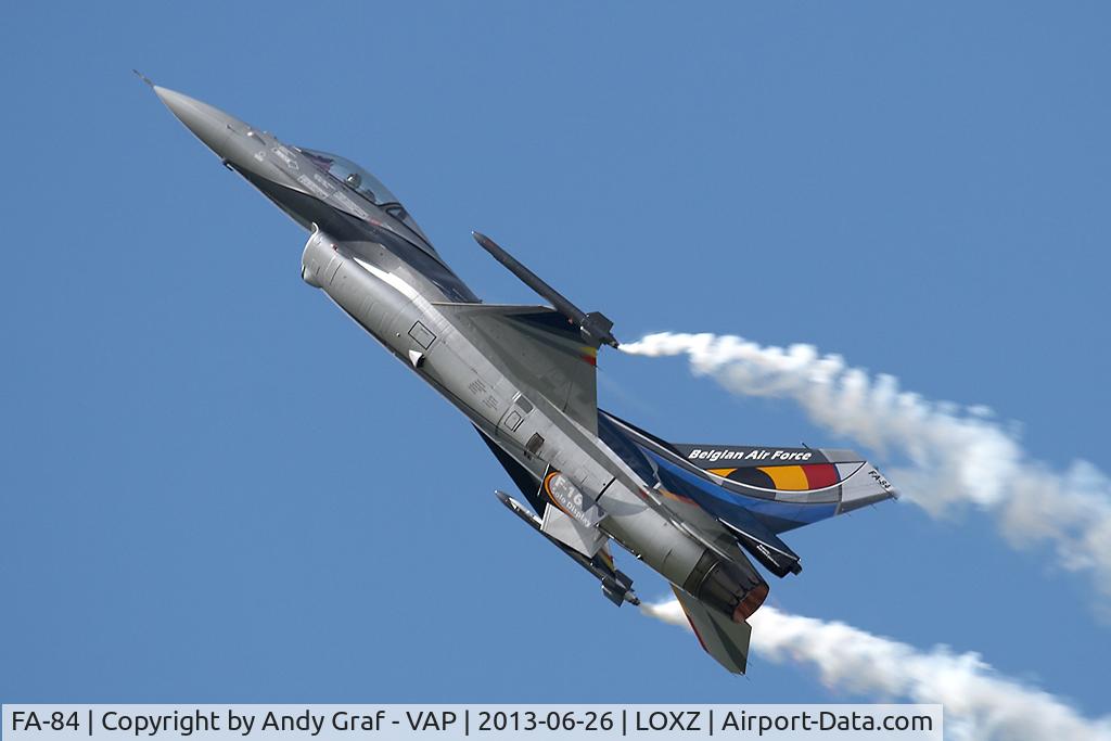 FA-84, 1980 SABCA F-16AM Fighting Falcon C/N 6H-84, Belgian AF F-16
