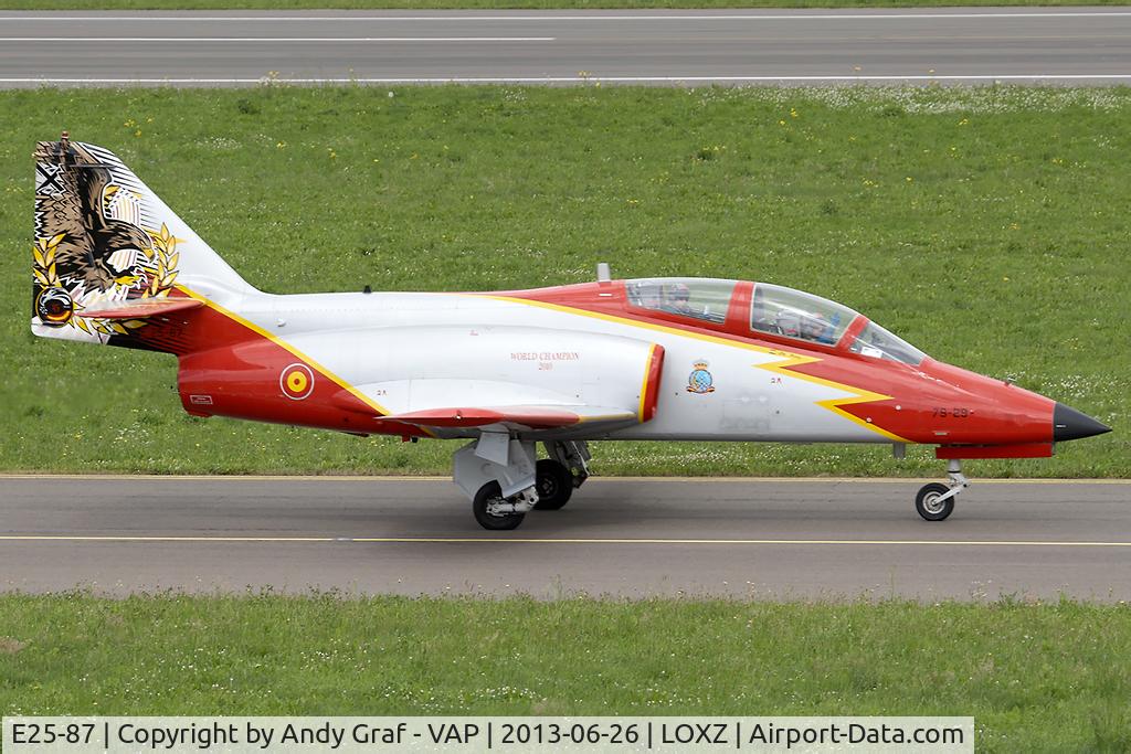 E25-87, CASA C-101EB Aviojet C/N EB01-87-101, Spanish AF C-101